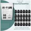 Afbeelding van N'JOY LIFE - 24x Premium Stoelpoot beschermers Flexibel - Stoelpootdoppen 19x19 tot 26x26 mm voor