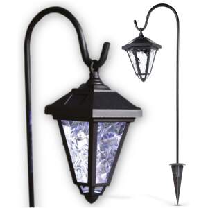 Afbeelding van Garden of Eden - Landelijke Tuinlantaarn LED Solar op Prikspot - 80 cm Hoog - Tuinverlichting /