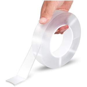 Afbeelding van Handy - Dubbelzijdig Tape - Montagetape - Extra Sterk - Herbruikbaar - - Transparant - 3m x 30mm x 0.2mm -