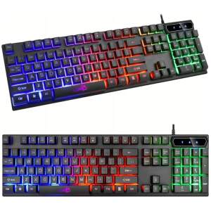 Afbeelding van LDKAI Gaming Toetsenbord met LED Verlichting - Gaming keyboard - Led RGB - QWERTY - Zwart - USB - ca5c 1f12