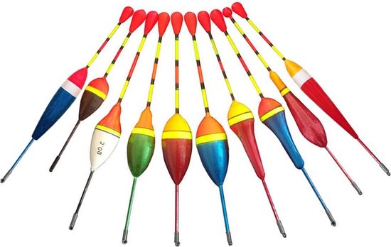 Afbeelding van Dobber set - vis dobbers - dobbers - karper - hengelsport- witvis - 10 delig - BPK - cae6 a3a2 400a 8b3d