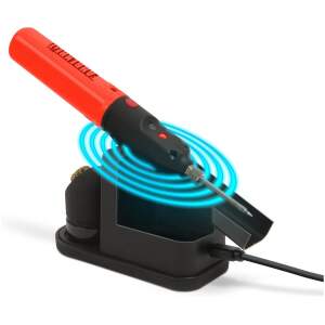Afbeelding van FAHRENHEIT - Draadloze Soldeerbout Elektrisch - met QI draadloos oplaadstation - 8W - Soldeerstation -