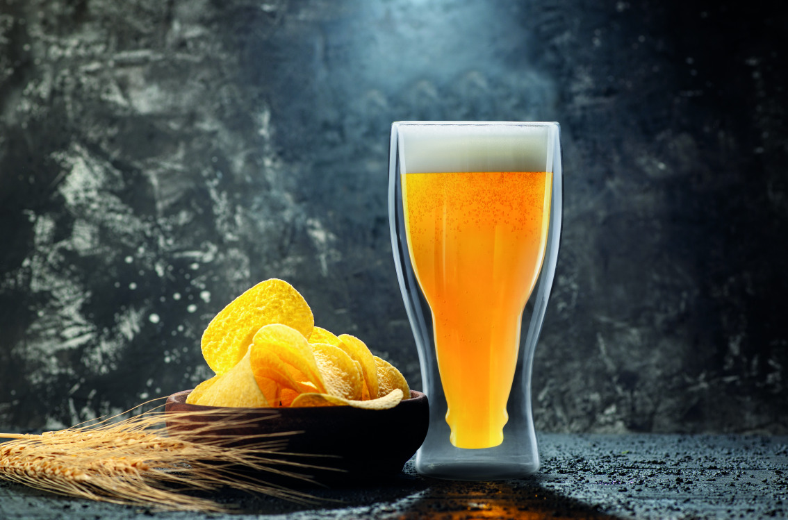 Afbeelding van Vog&Arths - Dubbelwandig Bierglas - 350ML - Langer koud biertje! - Cadeau voor Mannen - cbba 5b9c 4678