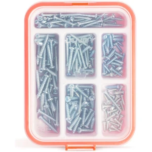 Afbeelding van Handy - Zelftappende Schroeven Assortiment - 3,5mm,4mm,5mm - Zelftappers Schroeven Set - 210 Stuks - cbe2