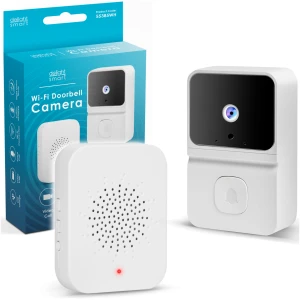 Afbeelding van Delight Video Deurbel met Camera En Wifi - Intercom – HD – Nachtzicht - Deurbellen met Camera - 55385WH