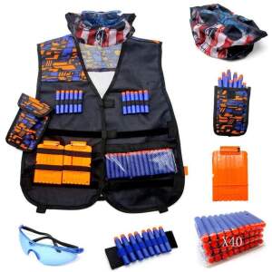 Afbeelding van Verkleed vest - Tactical Vest voor Kinderen - Schiet Speelgoed - Pijltjes Vest - Kinderspeelgoed -