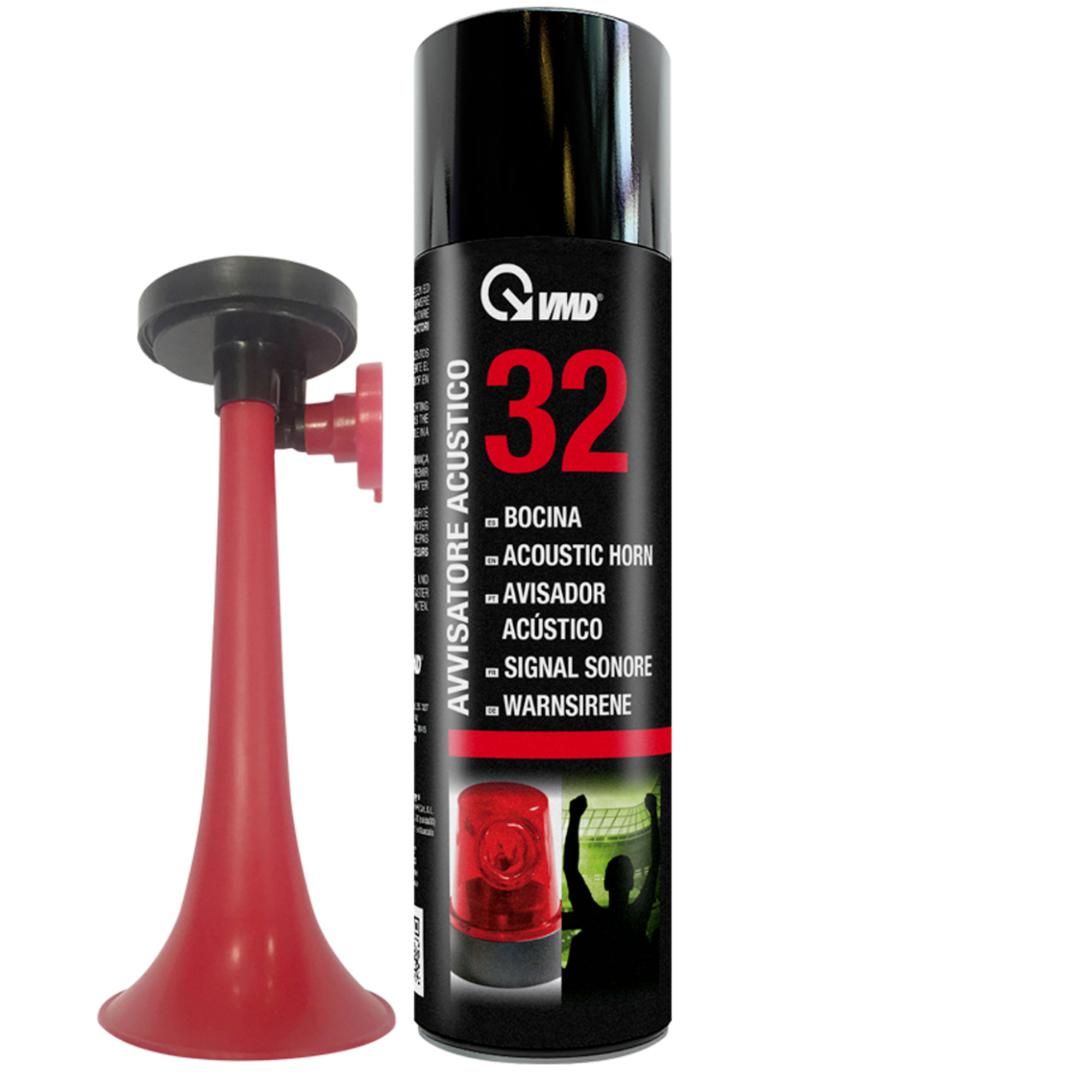 Afbeelding van Luchthoorn Toeter - Gastoeter - Scheepshoorn - Feest Toeter - met gas vulling 300ML - Professioneel - EK / WK