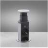Afbeelding van DELIGHT - Inbouw Pop-Up Tafelblad Stekkerdoos met 2X USB en 3 Stopcontacten - Zilver - cdf1 021d 4498 8e16