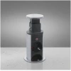 Afbeelding van DELIGHT - Inbouw Pop-Up Tafelblad Stekkerdoos met 2X USB en 3 Stopcontacten - Zilver - cdf1 021d 4498 8e16
