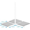 Afbeelding van Lifetime Garden Zweefparasol met Voet - Zwevende Parasol Kantelbaar - ⌀300 x 300 cm - Balkonparasol met