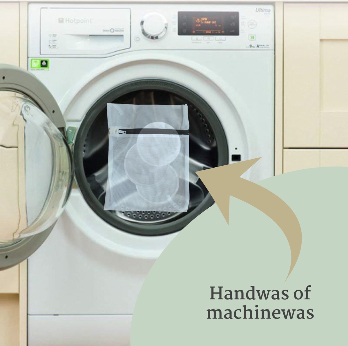 Afbeelding van 4x Wasbare Zoogcompressen - 4 stuks - Cup B t/m G - Wasbaar - d238 c142 475c 99dc a360f362d963 1