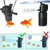 Afbeelding van Aquarium Filter Pomp - Wasbaar Filter - 230V - 500L/h - Aquariumfilter voor Zuurstof en Filtratie - d29c 5ddd