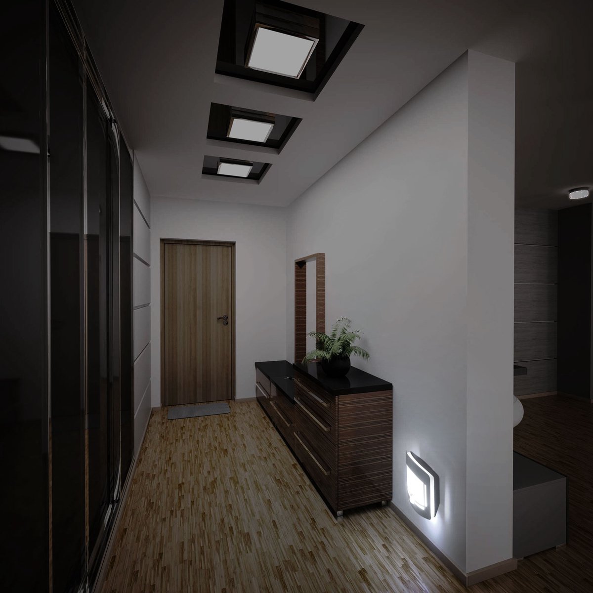 Afbeelding van Automatisch Nachtlampje RVS - Automatische Kastlamp met Bewegingsensor - Lamp op Batterijen - voor Binnen -