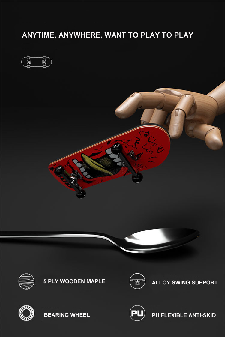 Afbeelding van Fingerboard PRO met Griptape - ''LOUD'' - Vinger Skateboard - Vingerboard - Mini