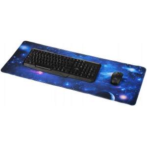 Afbeelding van 2-in-1 Bureau Onderlegger Toetsenbord Mat Muismat - Antislip Ergonomische Computer Keyboard Gel Buro Placemat