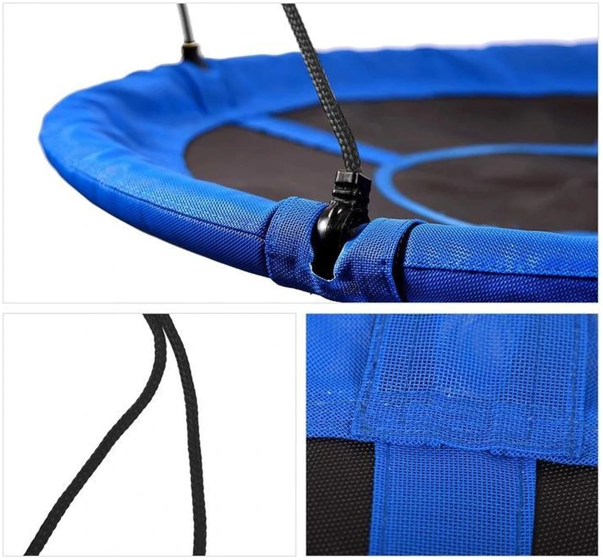 Afbeelding van Grote Nestschommel - Ø 110cm - Kinderschommel Blauw - d7a7 feac 4cdd 8992 4cdbe68fe38b
