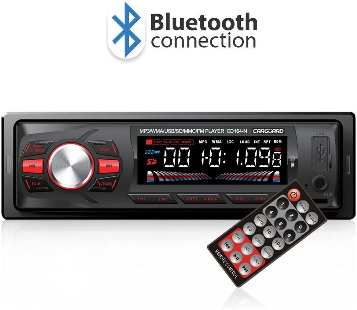 Afbeelding van Autoradio met Bluetooth/FM-radio/USB/AUX/SD - Met afstandbediening en USB opladen! - d8e3 659d 4504 8037