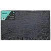 Afbeelding van Badmat - 50x80cm - Donkergrijs Antraciet - Grote Antislip Douchemat Badkamermat of WC mat - d8f2 8f05 4296
