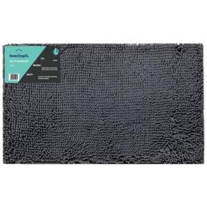 Afbeelding van Badmat - 50x80cm - Donkergrijs Antraciet - Grote Antislip Douchemat Badkamermat of WC mat - d8f2 8f05 4296