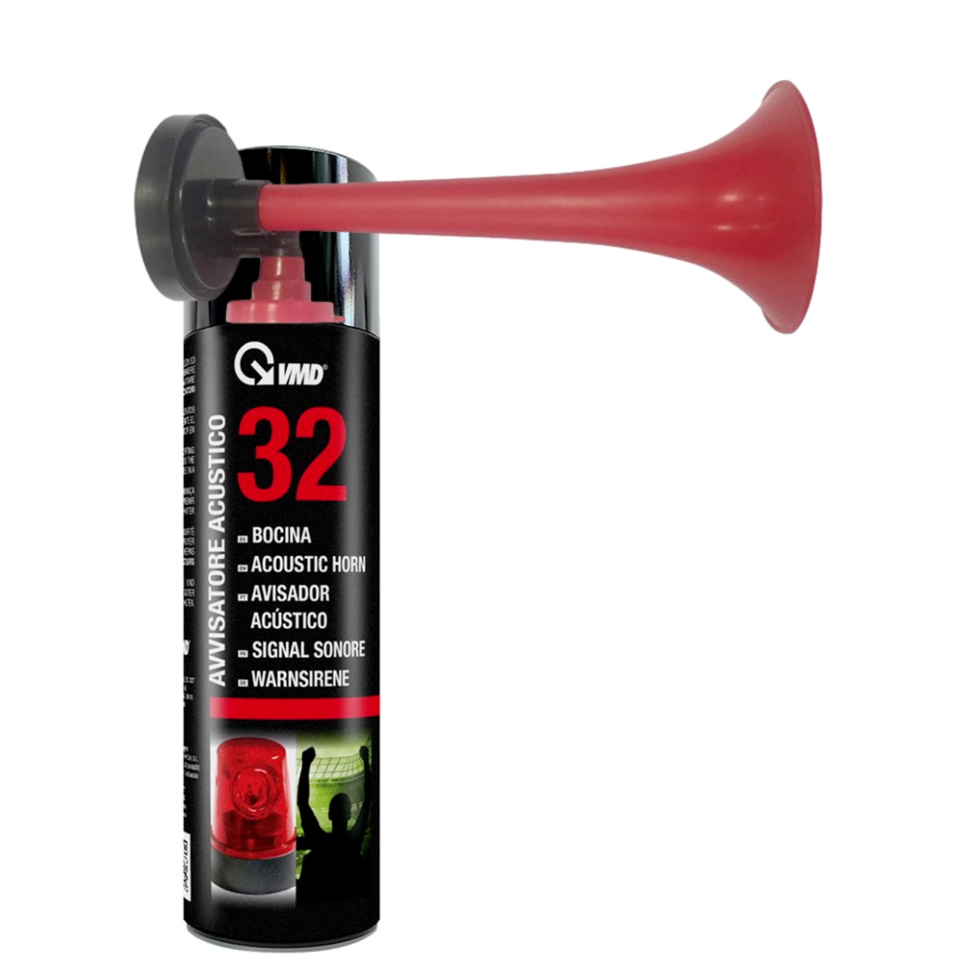 Afbeelding van Luchthoorn Toeter - Gastoeter - Scheepshoorn - Feest Toeter - met gas vulling 300ML - Professioneel - EK / WK