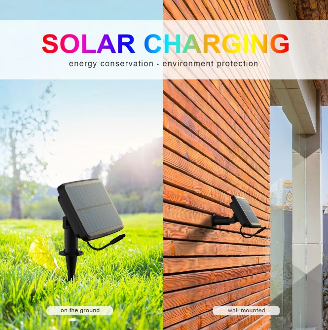 Afbeelding van Garden of Eden - Solar Lichtsnoer voor Binnen of Buiten op Zonne-Energie - Multicolour - 13m - met App en