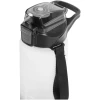 Afbeelding van Family Sport - Waterfles Zwart / Wit - 1 Liter Drinkfles - Waterfles met Rietje - Waterfles - BPA Vrij -