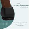 Afbeelding van N'JOY LIFE - 24x Premium Stoelpoot beschermers Flexibel - Stoelpootdoppen 19x19 tot 26x26 mm voor