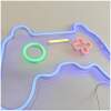 Afbeelding van LED Game Controller Lamp – Neon Multicolor – USB & Batterij – Met Dimmer – Sfeerverlichting voor