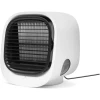 Afbeelding van Bewello® - Mini Ventilator voor Bureau - USB Ventilator met Luchtkoeler - Kleine Tafelventilator Airco - Wit