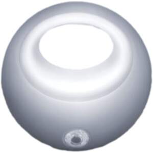 Afbeelding van Nachtlampje Stopcontact Stekkerlamp - Wit - Automatisch met Dag/Nacht Sensor - Voor Kinderen / Volwassenen -