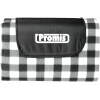 Afbeelding van Promis - Picknickkleed XL Waterdicht - 200 x 200 cm - Zwart / Wit / Grijs gestreept - met handvat - e5b4 2d9d