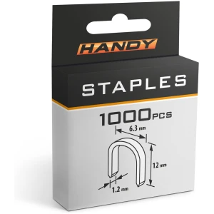 Afbeelding van Handy - Nietjes voor Nietpistool / Tacker -1,2 x 6,3 x 12 mm - 1000 stuks - o.a. voor Handy Nietpistool - BPK