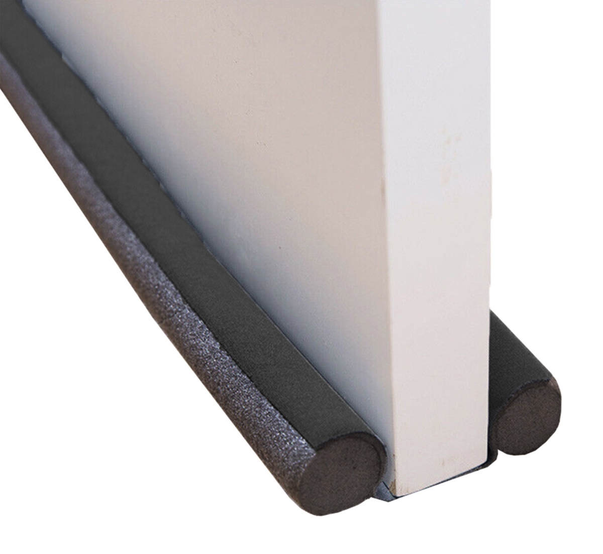 Afbeelding van HSXL Dubbele Tochtstopper voor Deur - 91 cm - Op maat te knippen - Zwart - Tochtrol voor binnen Deuren -