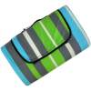 Afbeelding van Promis - Picknickkleed Waterdicht - 200 x 150 cm - Groen / Blauw / Grijs gestreept - met handvat - ea0e 8cf1