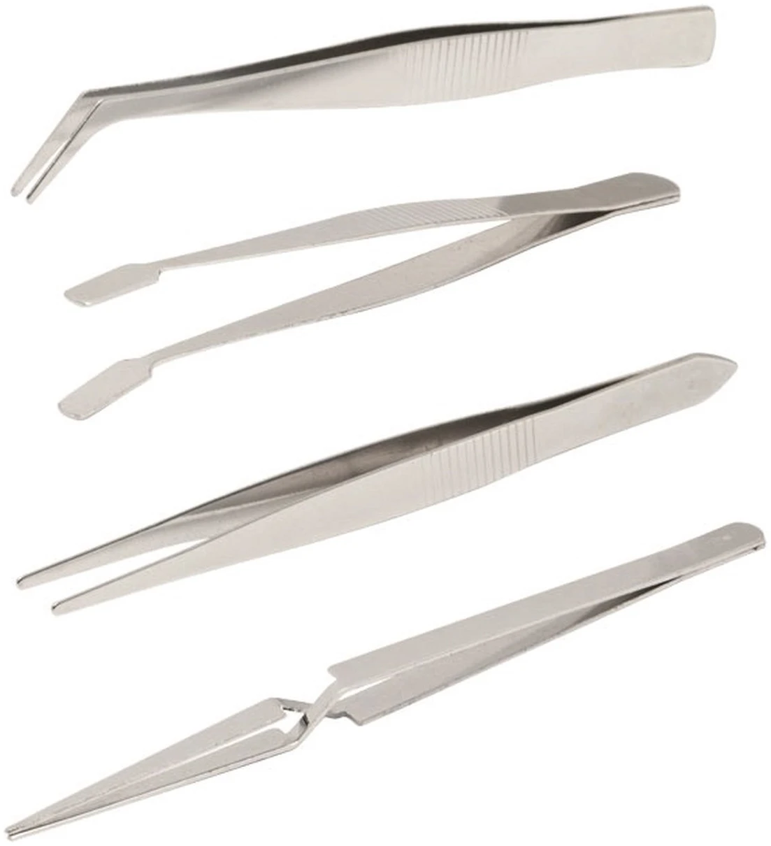 Afbeelding van Pincet Set RVS - voor Hobby en Electronica - 4 Stuks - BPK - ea2b 4054 4bf5 8a7e c634eb9baaf7