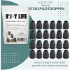 Afbeelding van N'JOY LIFE - 24x Premium Stoelpoot beschermers Flexibel - Stoelpootdoppen 22-28 mm voor Ronde Stoelpoten