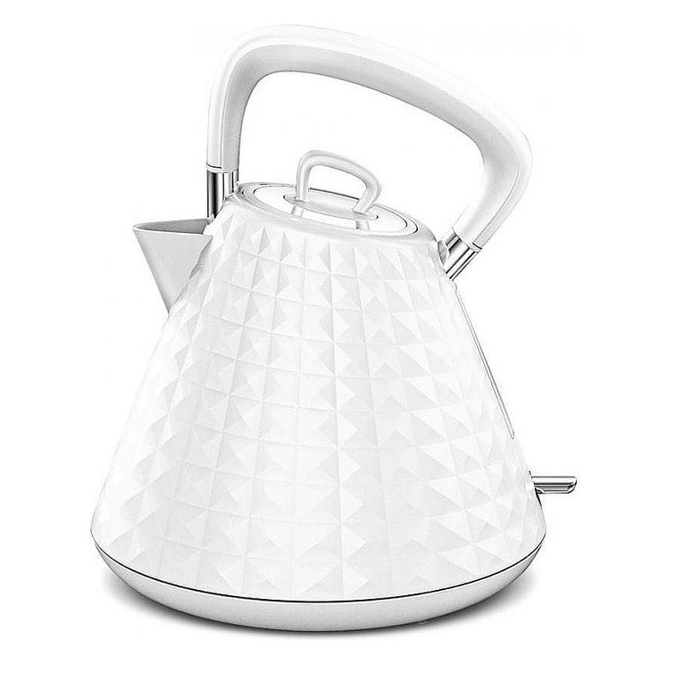Afbeelding van Grote Elektrische Waterkoker Retro - Wit Glanzend - Ketel / Theepot Model - ec83 09ab 436f 8309 f2229865e705