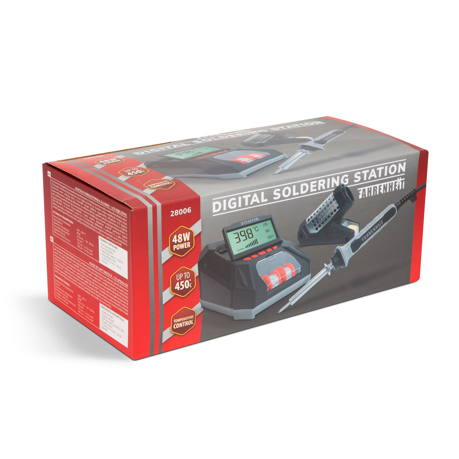 Afbeelding van Complete Soldeerset - Soldeerbout met Digitaal Soldeerstation inclusief Tin & Spons - Instelbare