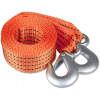 Afbeelding van Sleepkabel Fluoriserend - 4500kg - 4,5 ton - 4 meter - Sleepband met 2 haken - Afsleepkabel - eefa 450c 453d