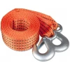 Afbeelding van Sleepkabel Fluoriserend - 5000kg - 5 ton - 4 meter - Sleepband met 2 haken - Afsleepkabel - eefa 450c 453d