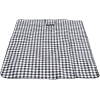 Afbeelding van Promis - Picknickkleed XL Waterdicht - 200 x 200 cm - Zwart / Wit / Grijs gestreept - met handvat - f006 ca6a