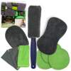Afbeelding van Complete Autowas Set Microvezel - 9 delige set - Autowasset Autopoetsdoeken - Autowas Producten - Motorfiets
