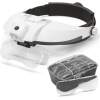 Afbeelding van Vergrootglas Bril - Loepbril met LED verlichting - met 5 lenzen - Loeplamp Hoofdband - voor Diamond Painting,