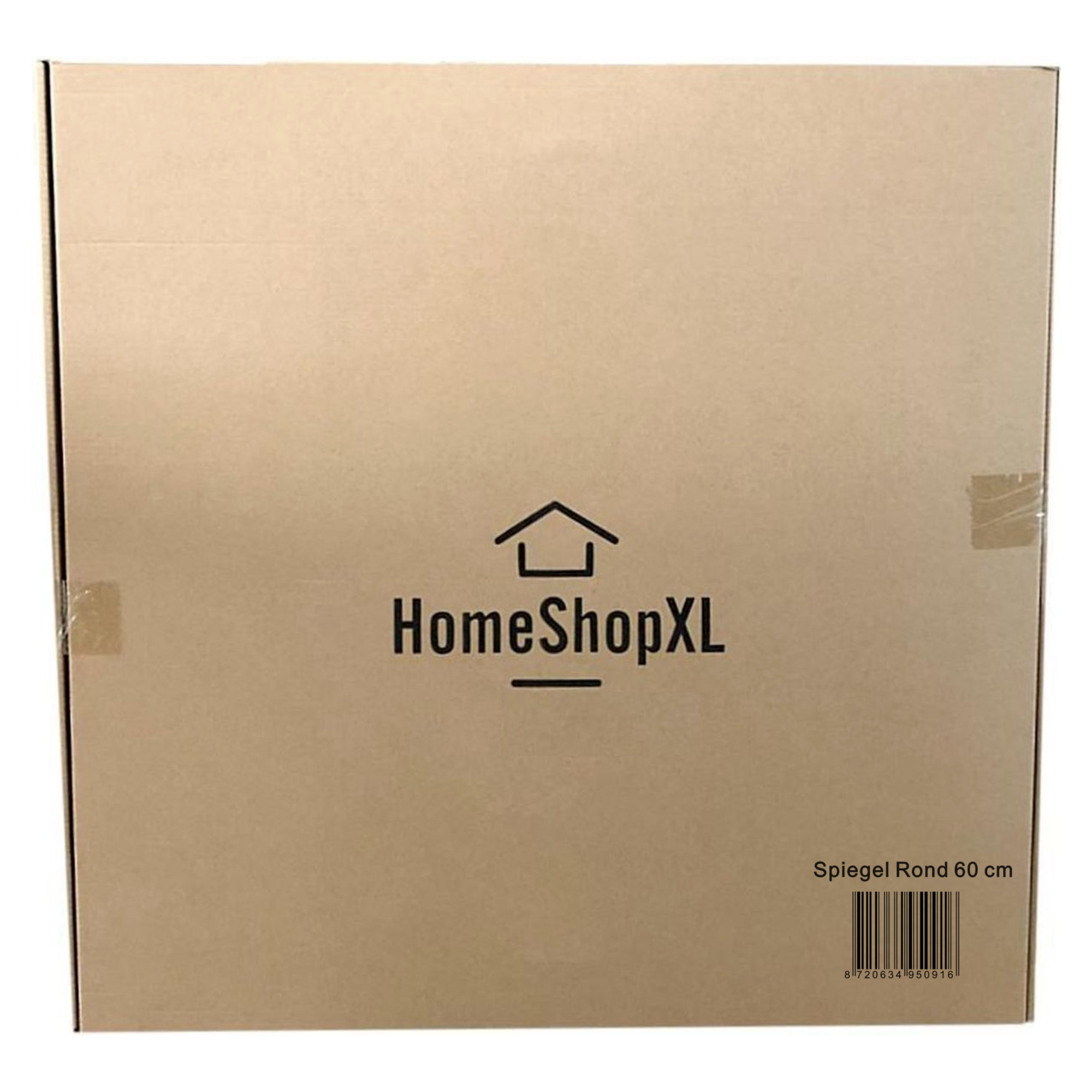 Afbeelding van HSXL - Spiegels - Ronde Spiegel Goud - 60 cm Groot - Grote Wandspiegel Rond - Industrieel / Modern Design -