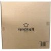 Afbeelding van HSXL - Spiegels - Luxe Ronde Spiegel Zwart - 60 cm Groot - Grote Wandspiegel 60cm Rond met Zwarte Rand -