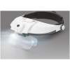 Afbeelding van Vergrootglas Bril - Loepbril met LED verlichting - met 5 lenzen - Loeplamp Hoofdband - voor Diamond Painting,