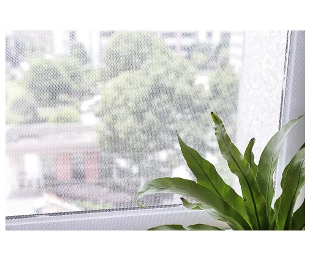 Afbeelding van Garden of Eden - Raamhor Horrengaas voor ramen met Klittenband - 130 x 150 cm - Wit - Raamhor - Vliegengaas -