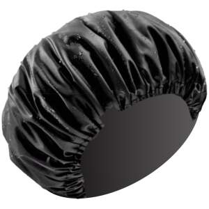 Afbeelding van Douchemuts XL - 35cm - Zwart - Verstelbaar met clip - Bonnet - Douchecap - BPK - f498 0a7d 496d aa61