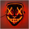 Afbeelding van Verlicht Verkleedmasker Purge - Rood - Masker met LED verlichting - Anonymous Masker voor Festival,