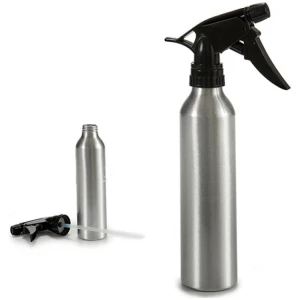 Afbeelding van Metalen Sprayflacon Leeg Zilver - 1x 300ML - Sprayflesje Metaal - Spuitfles - Sprayfles - Water Verstuiver -